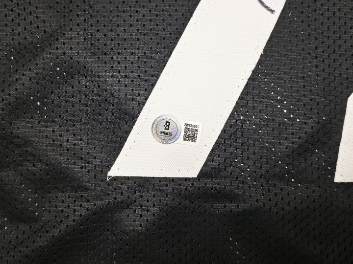 Pittsburgh Steelers James Harrison Signed Black Jersey Beckett Witness
