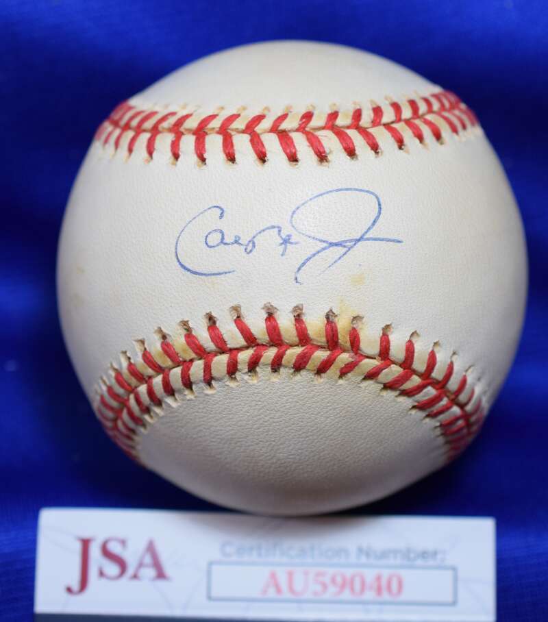 Cal Ripken Jr JSA COA Autograph American League OAL Signed Baseball