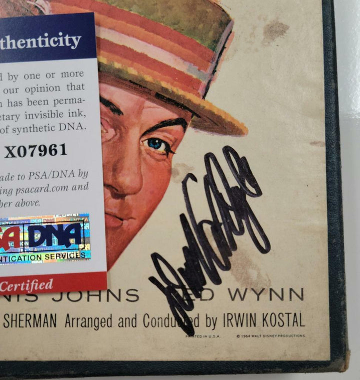 Dick Van Dyke signed Mary Poppins Original Sound Track Tape ~ PSA/DNA COA