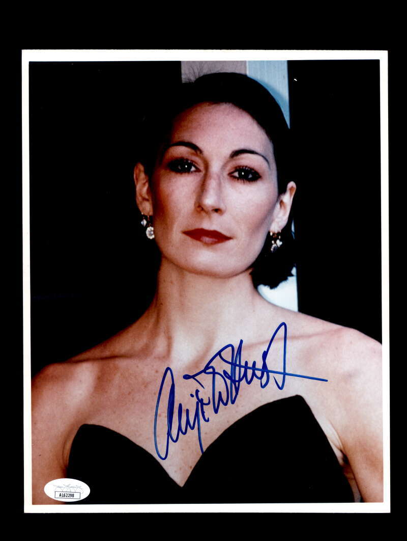 Angelica Huston JSA Coa Signed 8x10 Photo Autograph