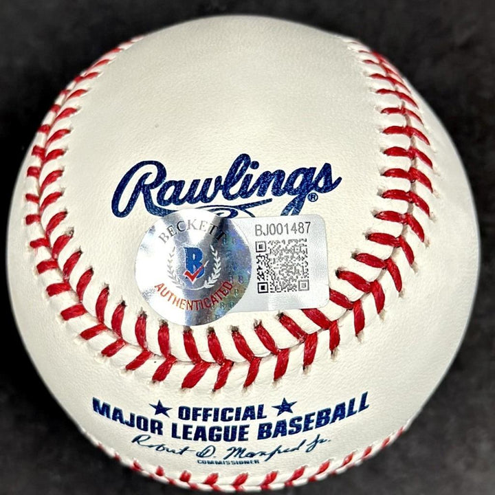 Dolph Lundgren signed MLB Baseball autograph ~ Beckett BAS