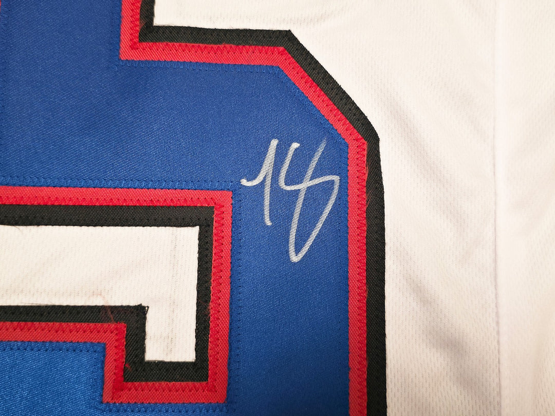 Kansas City Chiefs LeSean McCoy Signed White Jersey Beckett BAS Witness