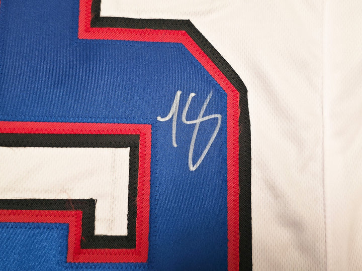 Kansas City Chiefs LeSean McCoy Signed White Jersey Beckett BAS Witness