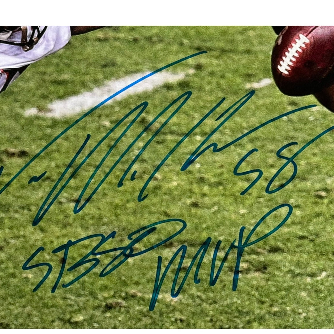Von Miller Autographed Denver Broncos 16x20 Photo SB MVP Beckett WIT 54700