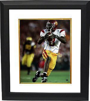 Dwayne Jarrett signed USC Trojans 8x10 Photo Custom Framed- Jarrett Hologram