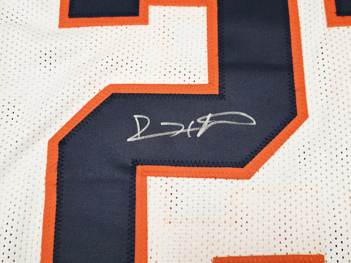 Chicago Bears Devin Hester Autographed Signed White Jersey Beckett BAS QR