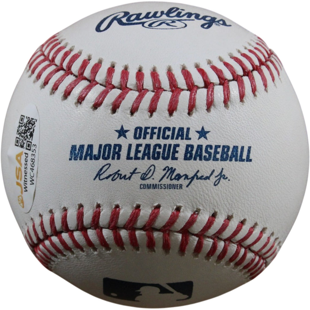 Sammy Sosa Autographed/Signed Chicago Cubs OML Baseball Beckett Witness 56405