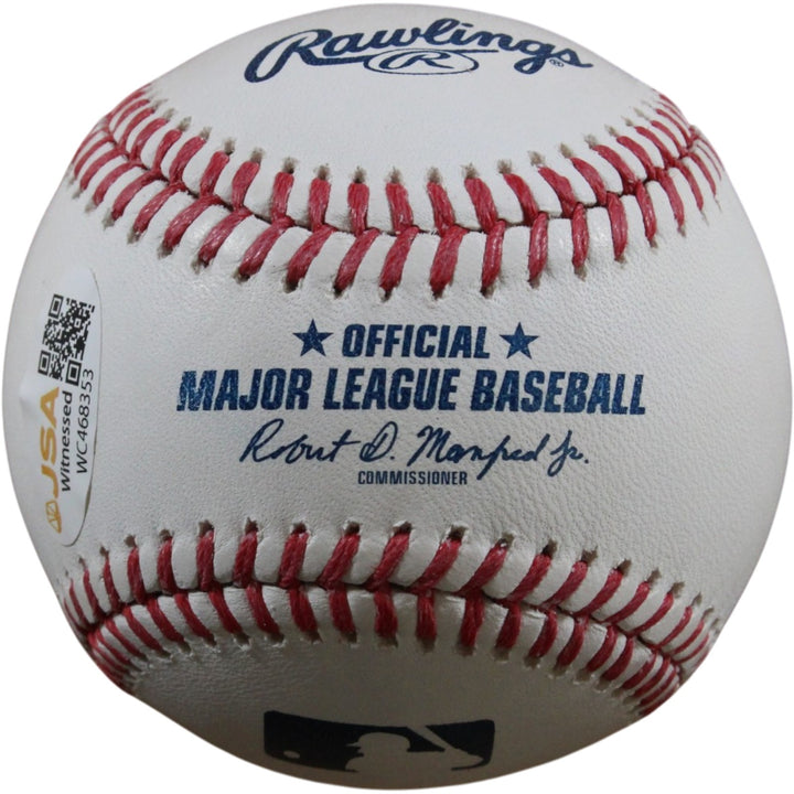 Sammy Sosa Autographed/Signed Chicago Cubs OML Baseball Beckett Witness 56405