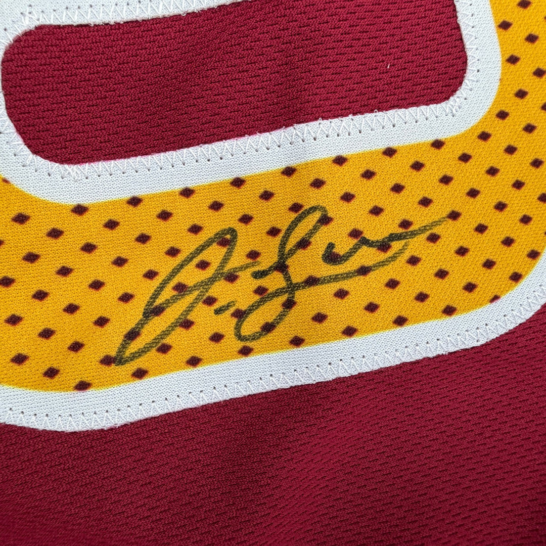 Autographed/Signed Jaylin Lane Washington Maroon Football Jersey JSA COA