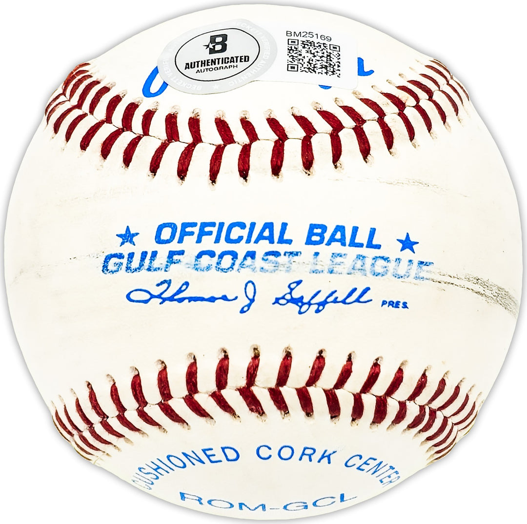 Hugh Alexander Signed Official Rawlings Baseball Cleveland Indians Beckett QR