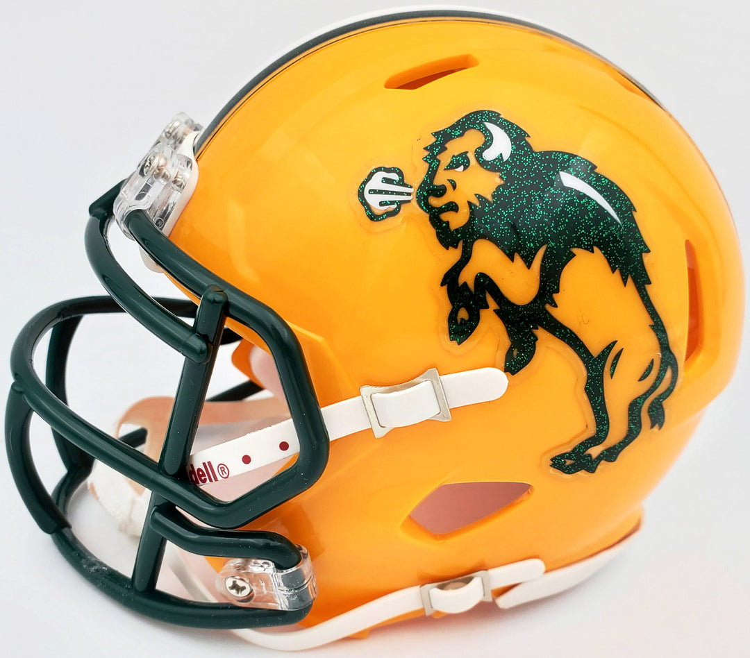Trey Lance Signed North Dakota State Bison Speed Mini Helmet Beckett BAS