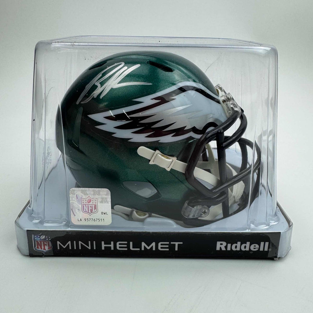 Autographed/Signed Brandon Graham Philadelphia Eagles Mini Helmet JSA COA