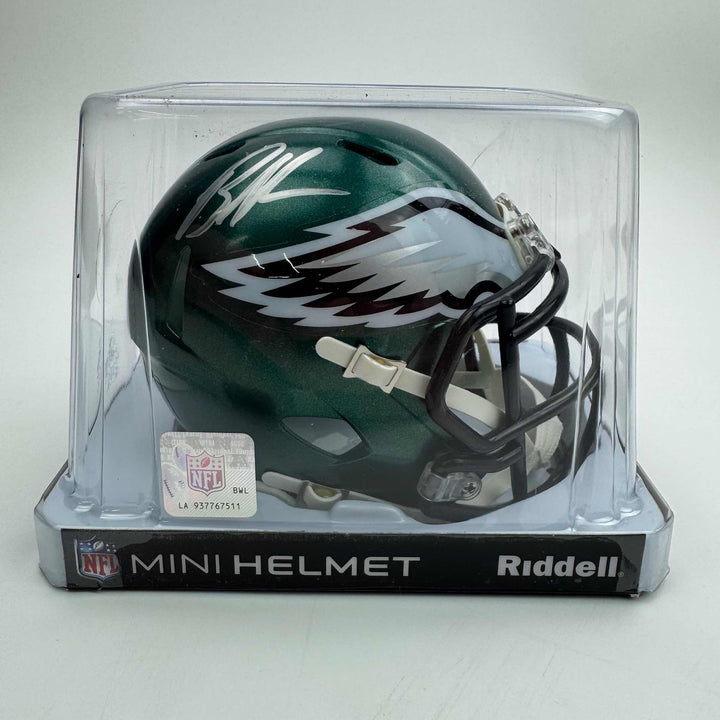 Autographed/Signed Brandon Graham Philadelphia Eagles Mini Helmet JSA COA