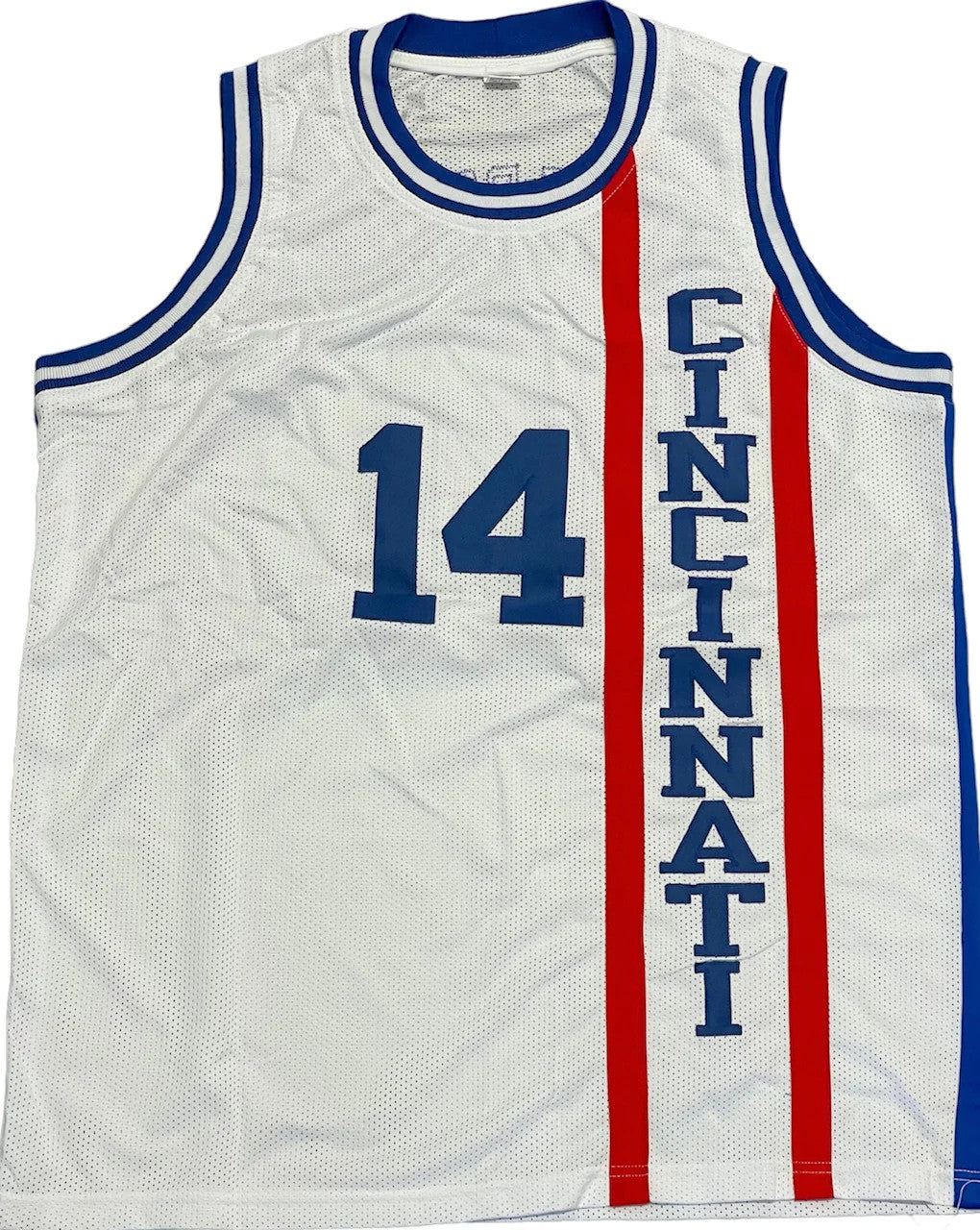Oscar Robertson Mr Triple Double Autographed Cincinnati Royals Jersey (JSA)