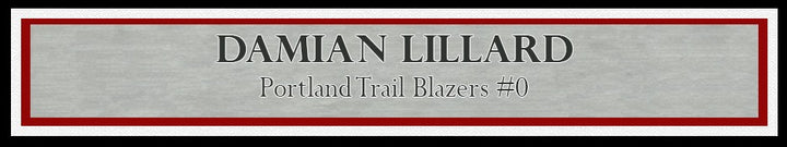 Damian Lillard Signed Framed 16x20 Photo Portland Trail Blazers Beckett BAS