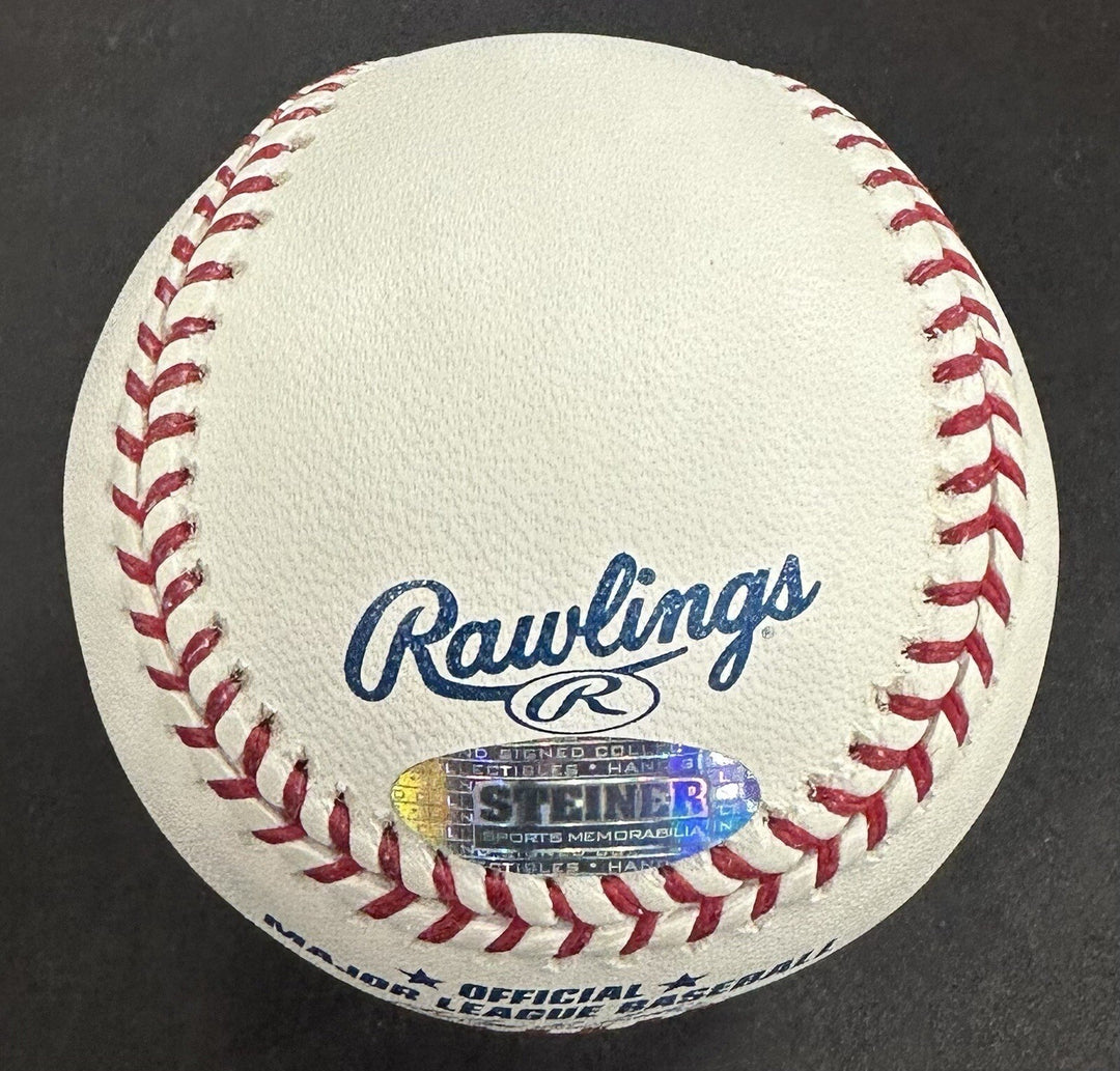 Frank Robinson Signed Official MLB Baseball Orioles Red HOF 82 Autograph Steiner