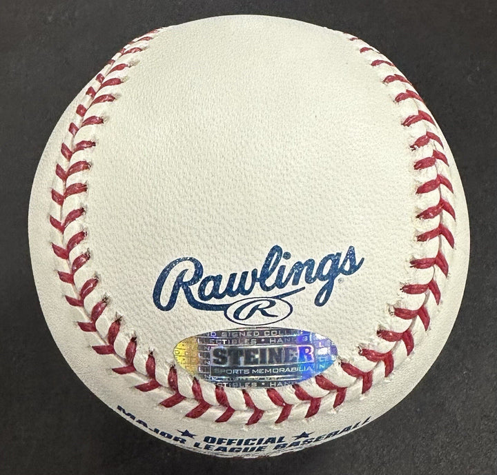 Frank Robinson Signed Official MLB Baseball Orioles Red HOF 82 Autograph Steiner