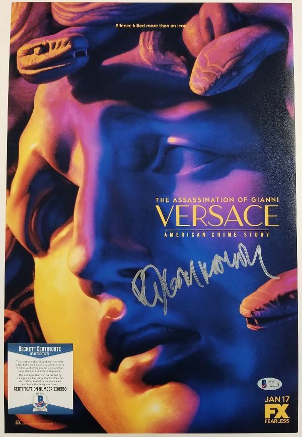 EDGAR RAMIREZ Signed AMERICAN CRIME STORY 12x18 Photo Auto~ BAS Beckett COA