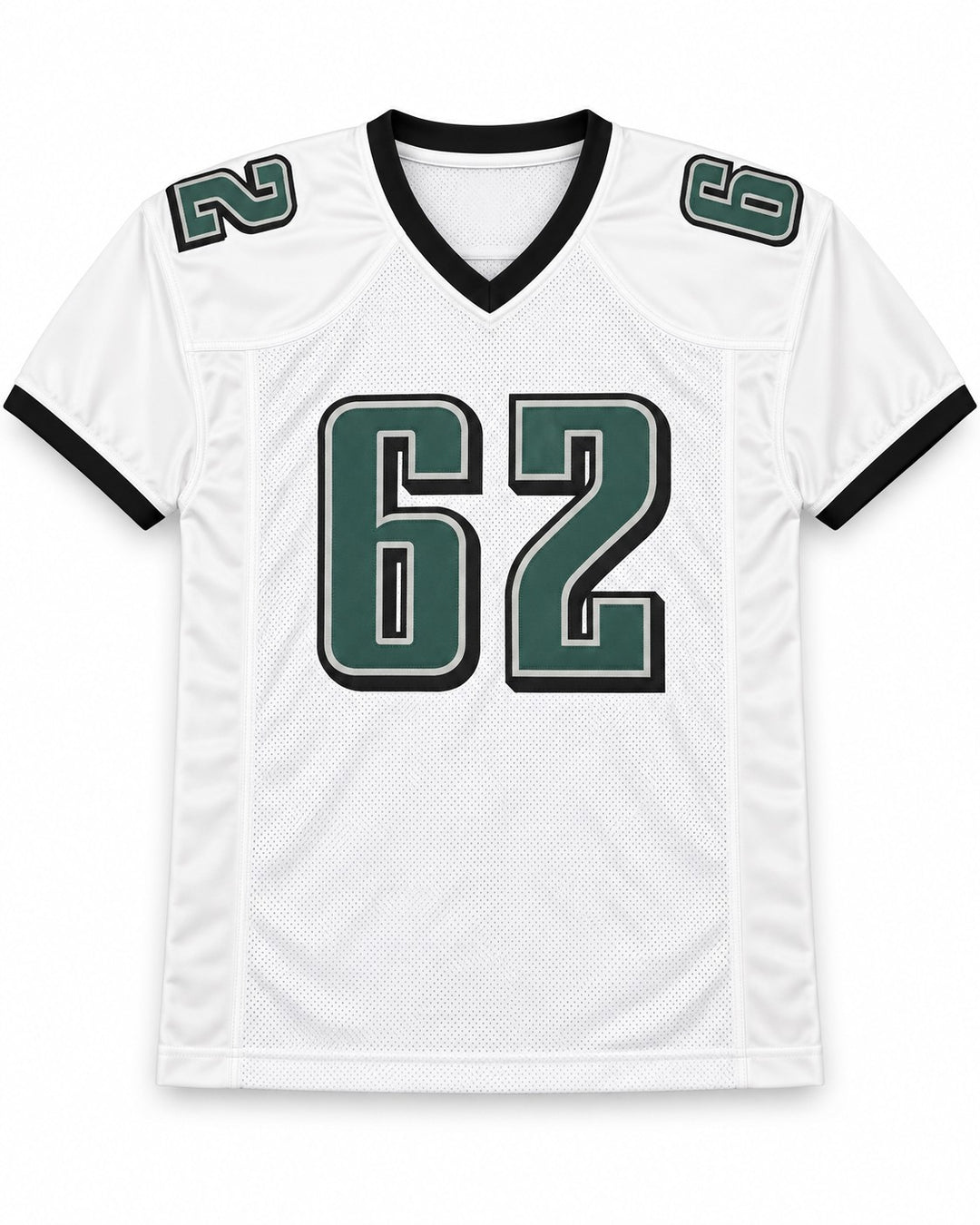 Jason Kelce Signed Eagles White Custom Jersey PSA/DNA ITP