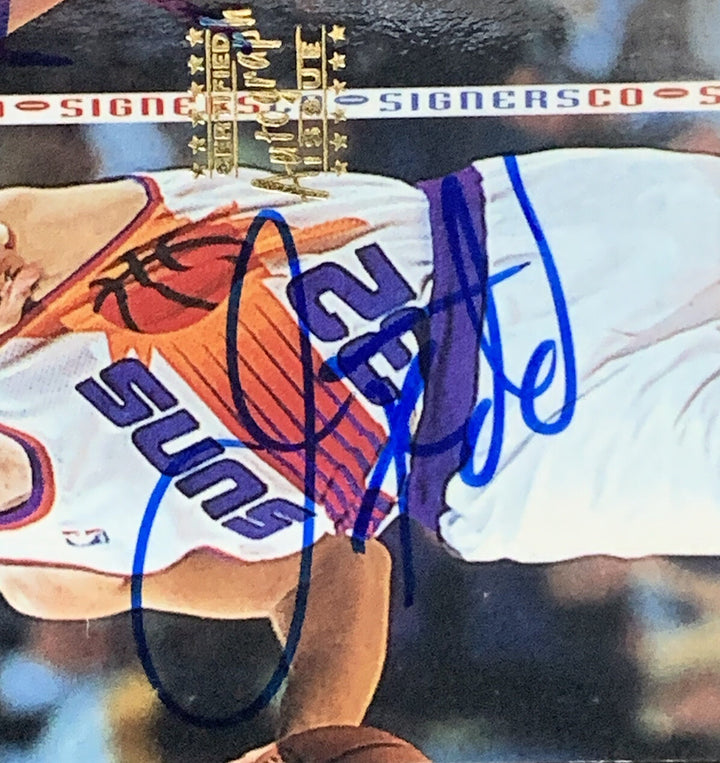 1998-99 STADIUM CLUB CO-SIGNERS JASON KIDD & SHAREEF ABDUR-RAHIM Mint Dual Auto