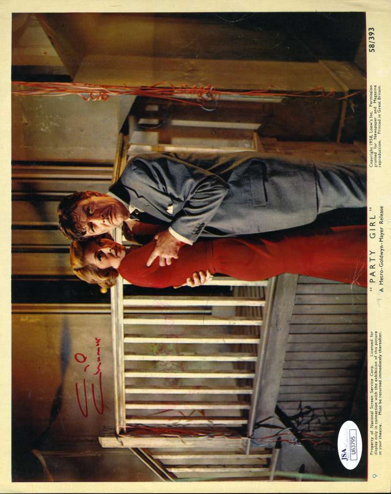 Cyd Charisse Jsa Coa Hand Signed 8x10 Photo Autograph Authenticated