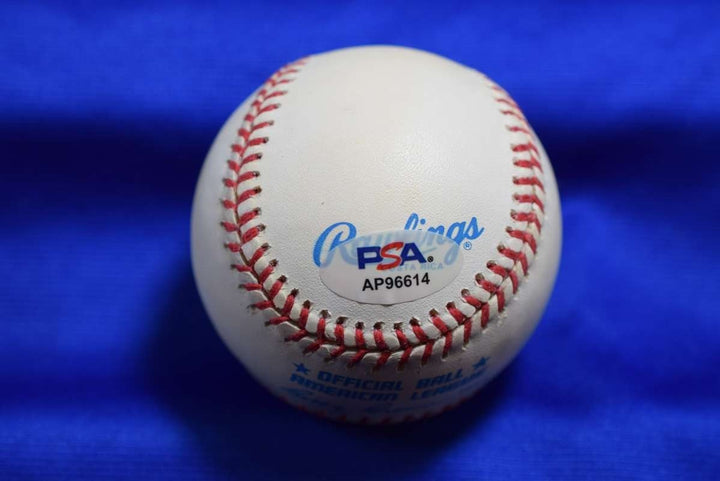 Vida Blue PSA DNA Autograph American League OAL Signed Baseball 71 MVP