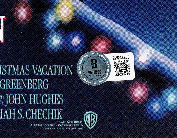Chevy Chase & Beverly D'Angelo Signed 11x17 Christmas Vacation Movie Poster