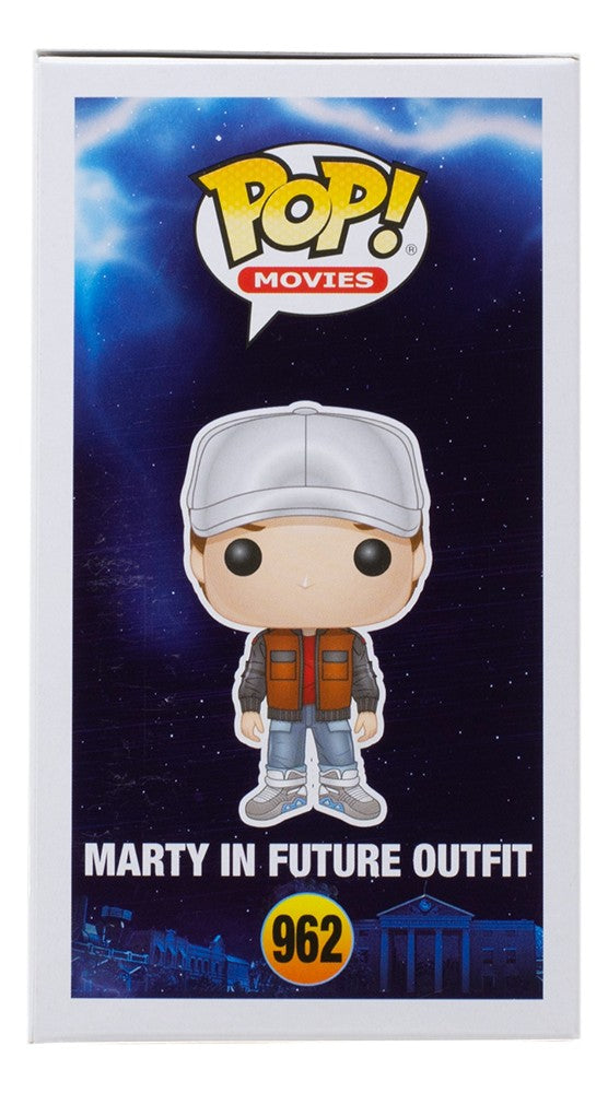 Michael J. Fox Signed Back To The Future Funko Pop #962 BAS