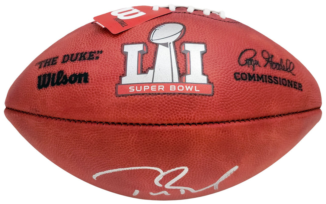 Tom Brady Signed Official SB LI Leather Football Patriots Fanatics Holo