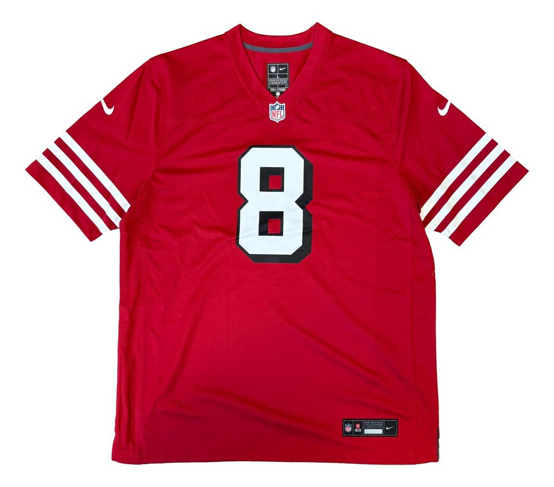 Steve Young Signed San Francisco 49ers Nike Game Replica Jersey BAS
