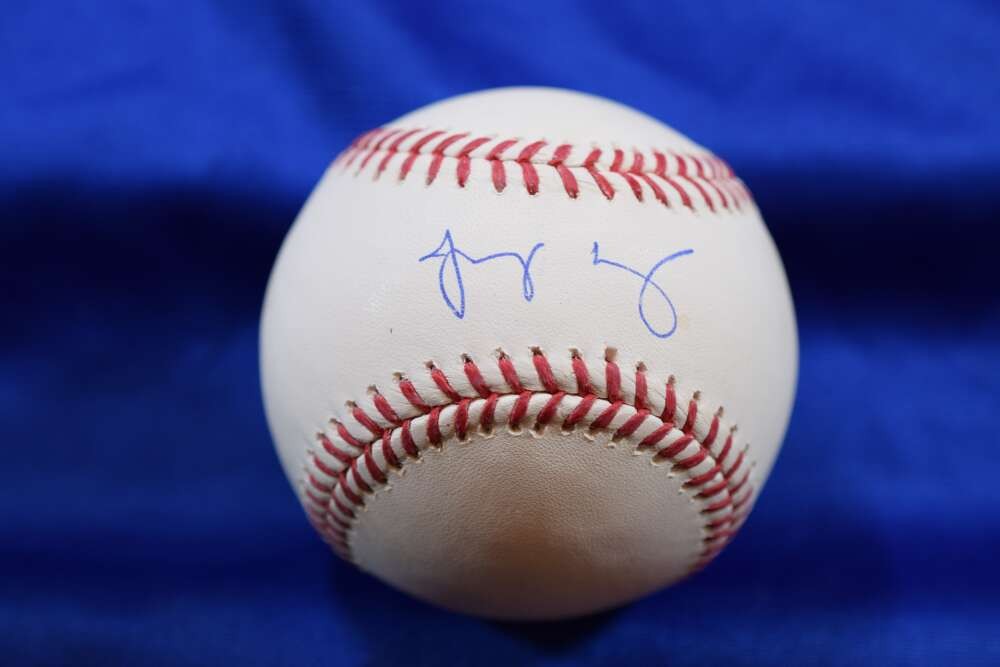 Jacoby Ellsbury MLB Authentic COA Autographed Major League Signed OML Baseball