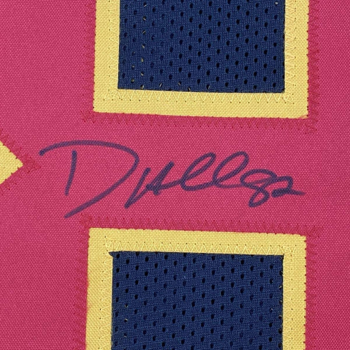 Autographed/Signed DANTE HALL Kansas City Black Jersey JSA COA Auto