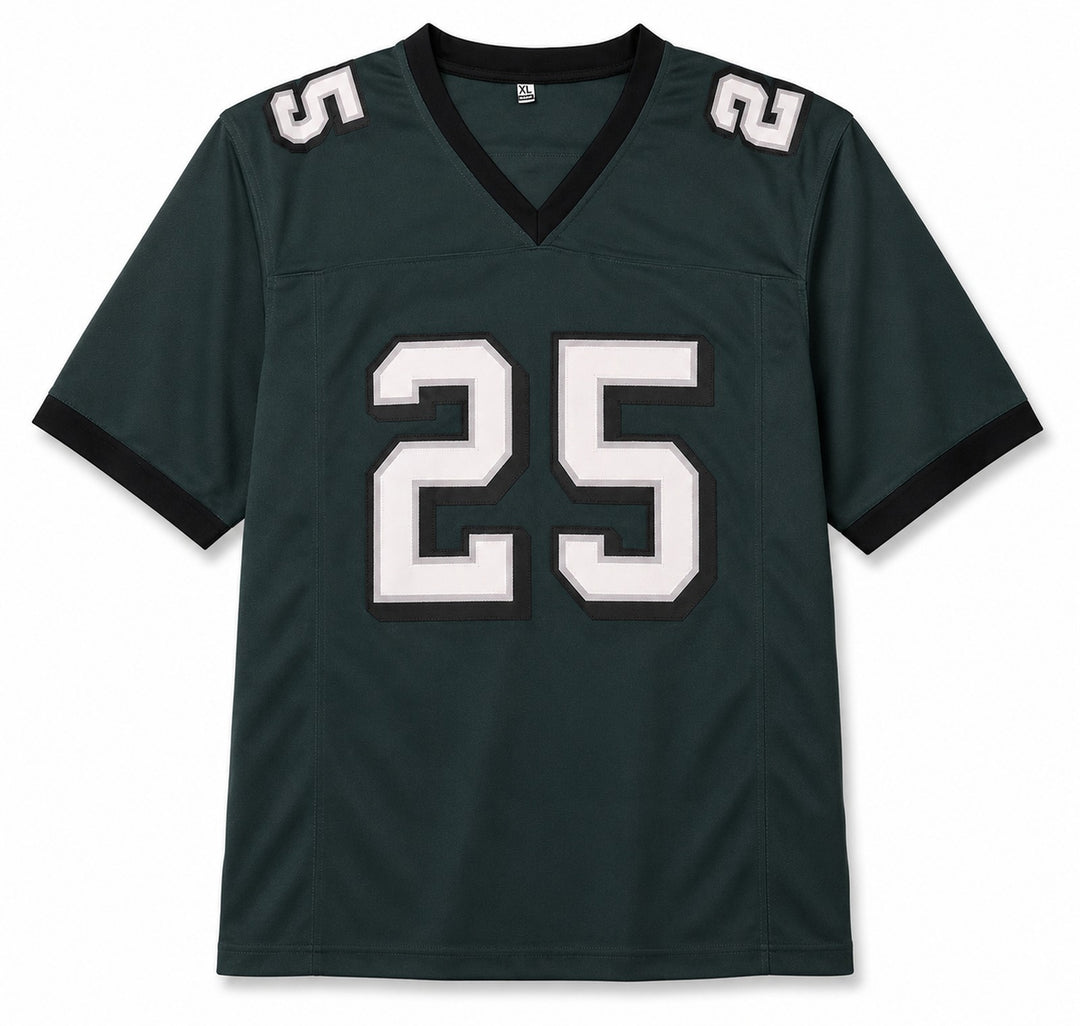 Philadelphia Eagles LeSean McCoy Signed Green Jersey Beckett BAS Witness