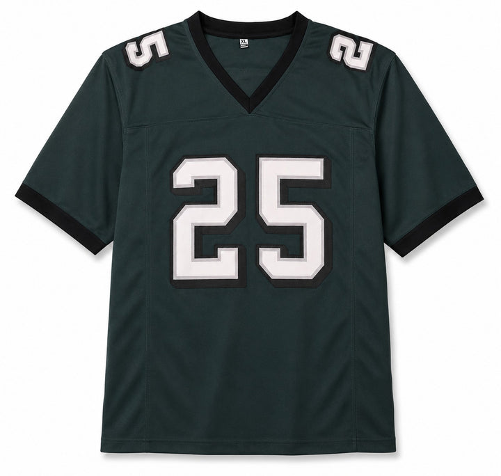 Philadelphia Eagles LeSean McCoy Signed Green Jersey Beckett BAS Witness