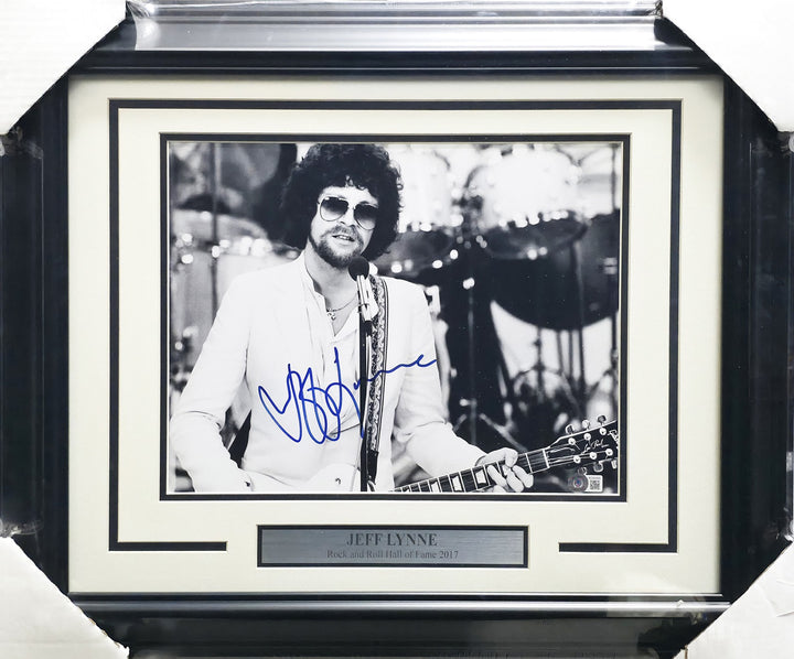 Jeff Lynne Auto Framed 11x14 Photo Electric Light Orchestra ELO Beckett #AC95459