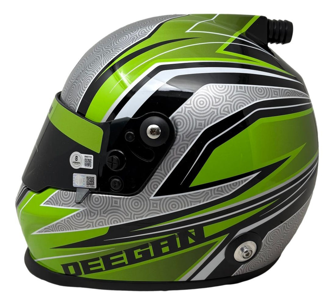 Hailie Deegan Signed NASCAR Full Size Replica Racing Helmet BAS