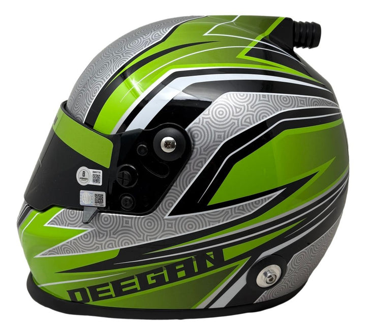 Hailie Deegan Signed NASCAR Full Size Replica Racing Helmet BAS