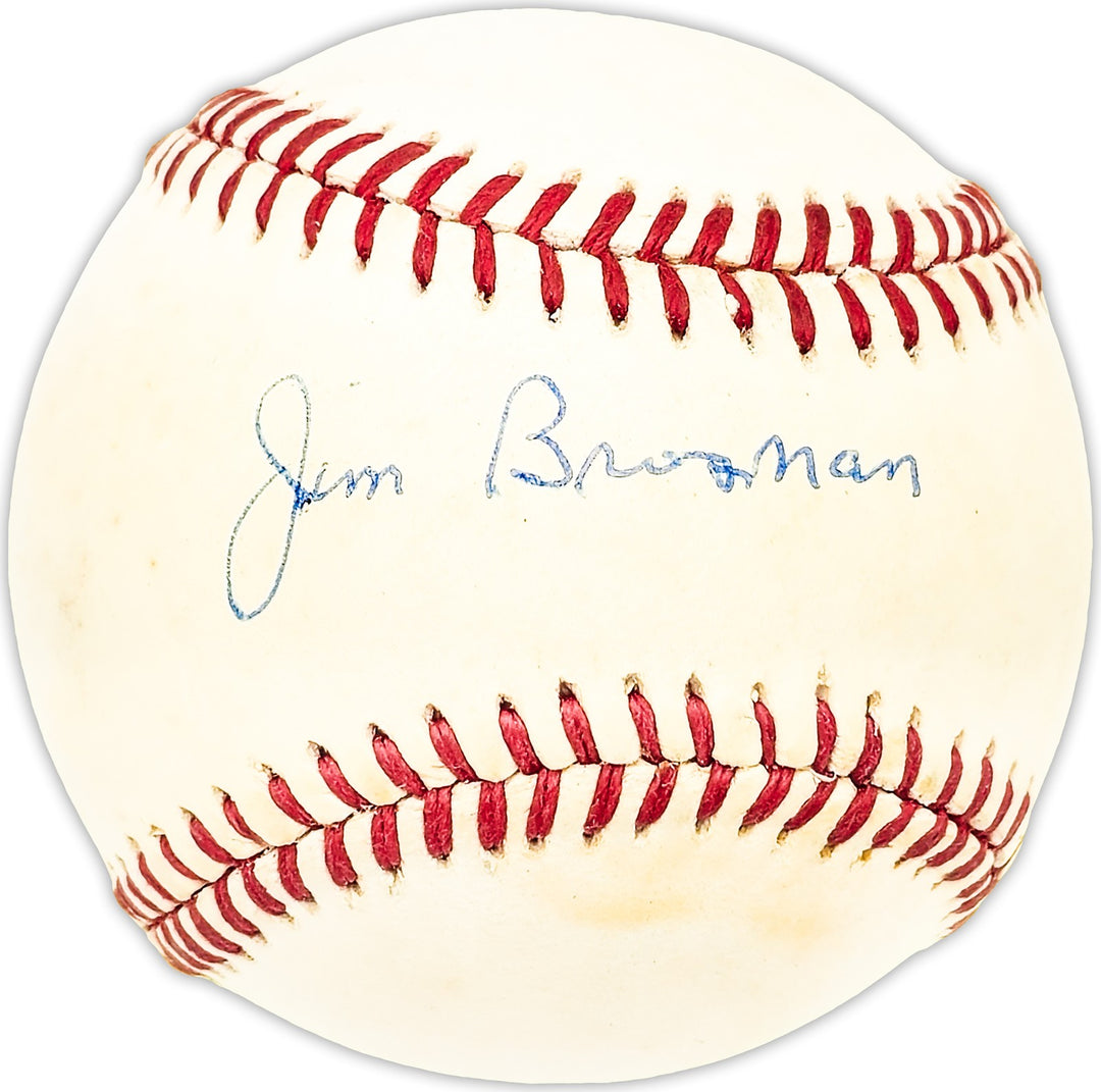Jim Brosnan Signed AL Baseball Cincinnati Reds, Chicago Cubs Beckett #BM25843
