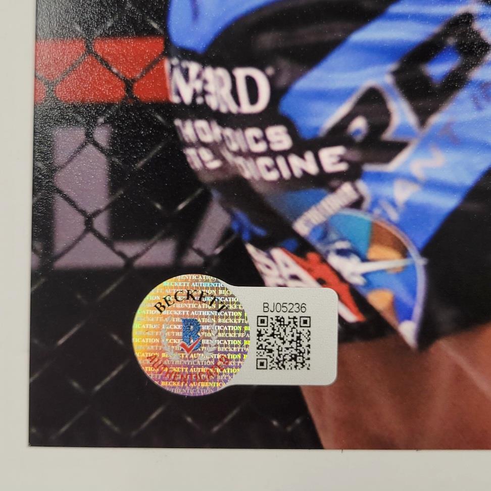 "Smooth" Benson Henderson signed 8x10 Photo Bellator MMA autograph ~ Beckett BAS