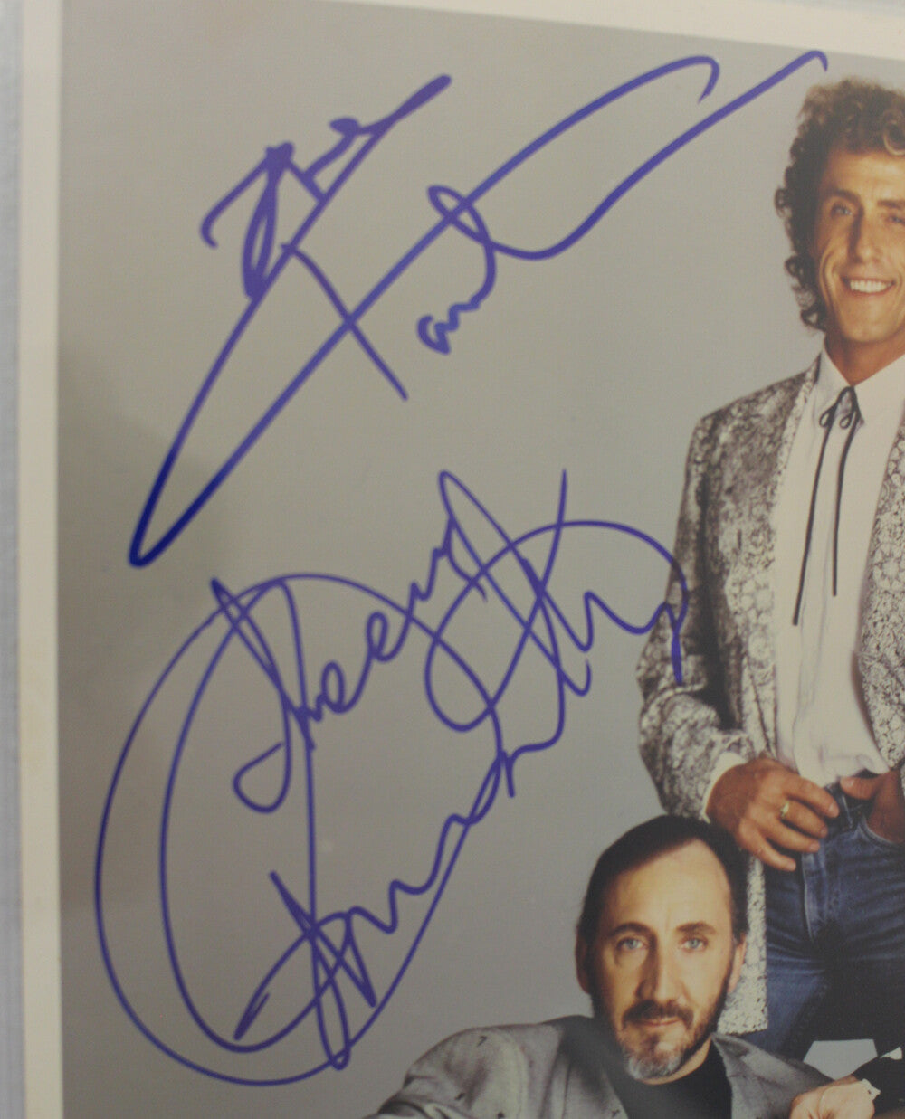 The Who Roger Daltrey, Pete Townshend, Entwistle Signed 8x10 Photo BAS 35483