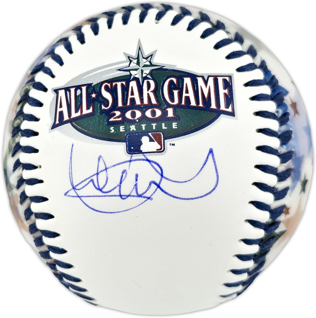 Ichiro Suzuki Signed Official 2001 All Star Game Logo Fotoball Beckett Witness