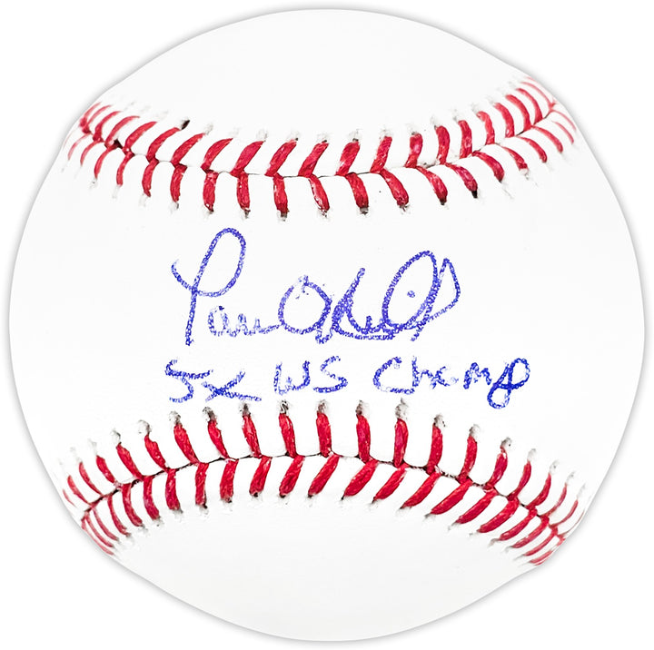 Paul O'Neill Signed Official MLB Baseball Yankees "5x WS Champs" Beckett Witness