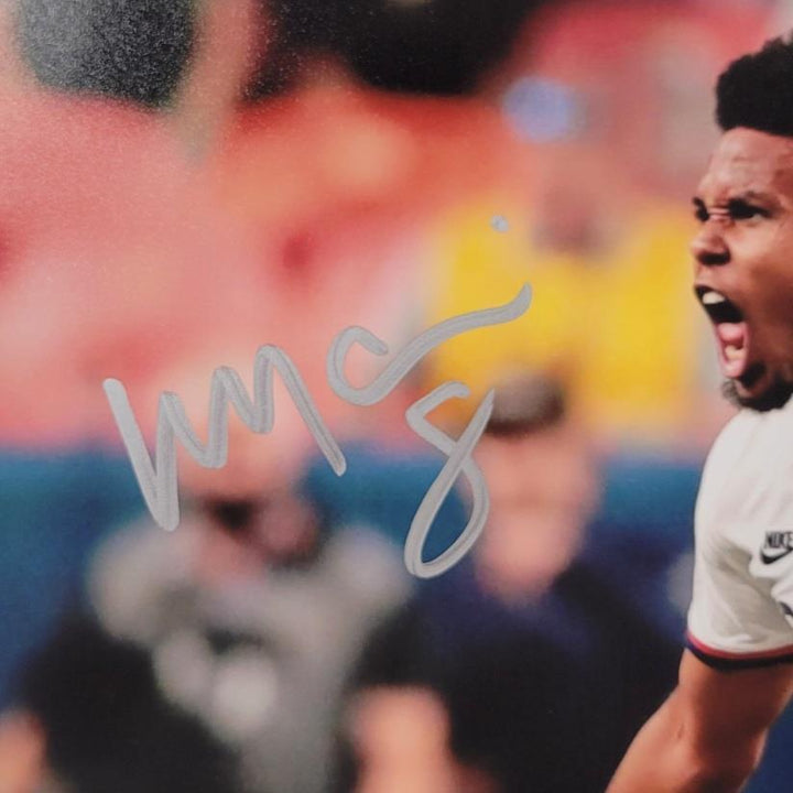 Weston McKennie signed USMNT Team USA 8x10 photo autograph ~ Beckett BAS
