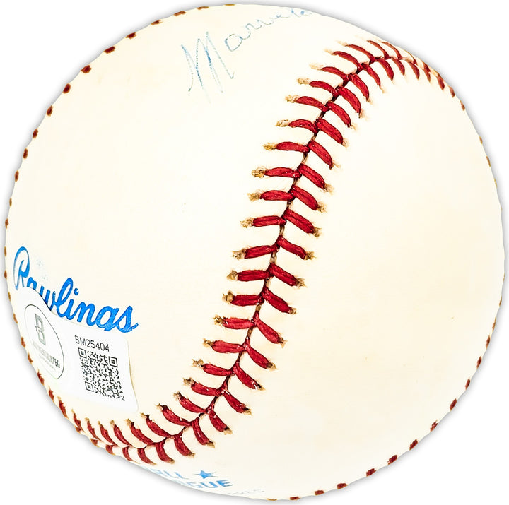 Marvelous Marv Throneberry Signed Official AL Baseball Yankees, Mets Beckett QR