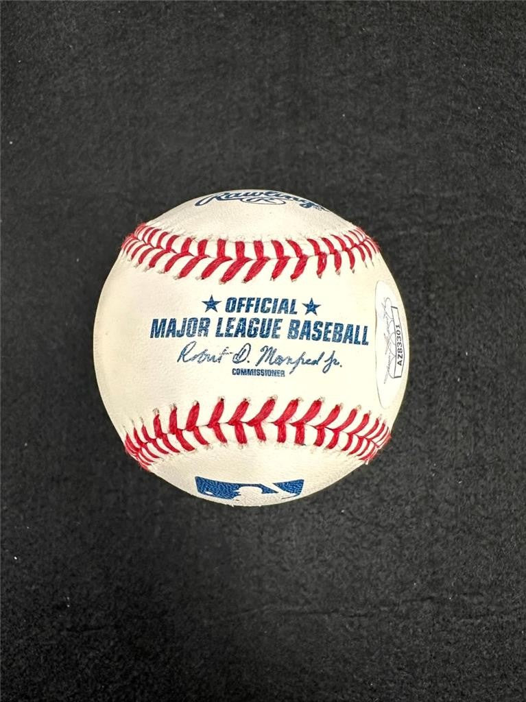 Lance Bass signed MLB Baseball NSYNC singer autograph ~ JSA COA