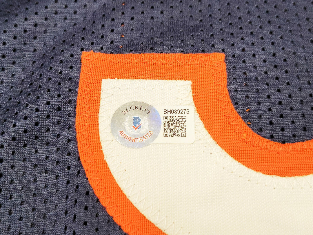 Chicago Bears Dick Butkus Autographed Signed Blue Jersey Beckett BAS