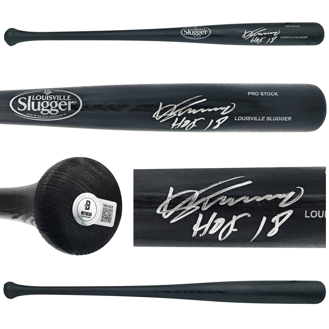 Vladimir Guerrero Sr. Auto Black L Slugger Baseball Bat Angels "HOF 18" Beckett
