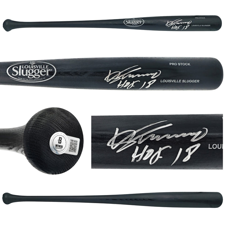 Vladimir Guerrero Sr. Auto Black L Slugger Baseball Bat Angels "HOF 18" Beckett