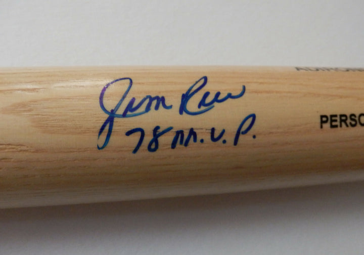 JIM RICE SIGNED "78 MVP" ADIRONDACK PERSONAL MODEL BAT w/JSA COA BOSTON RED SOX