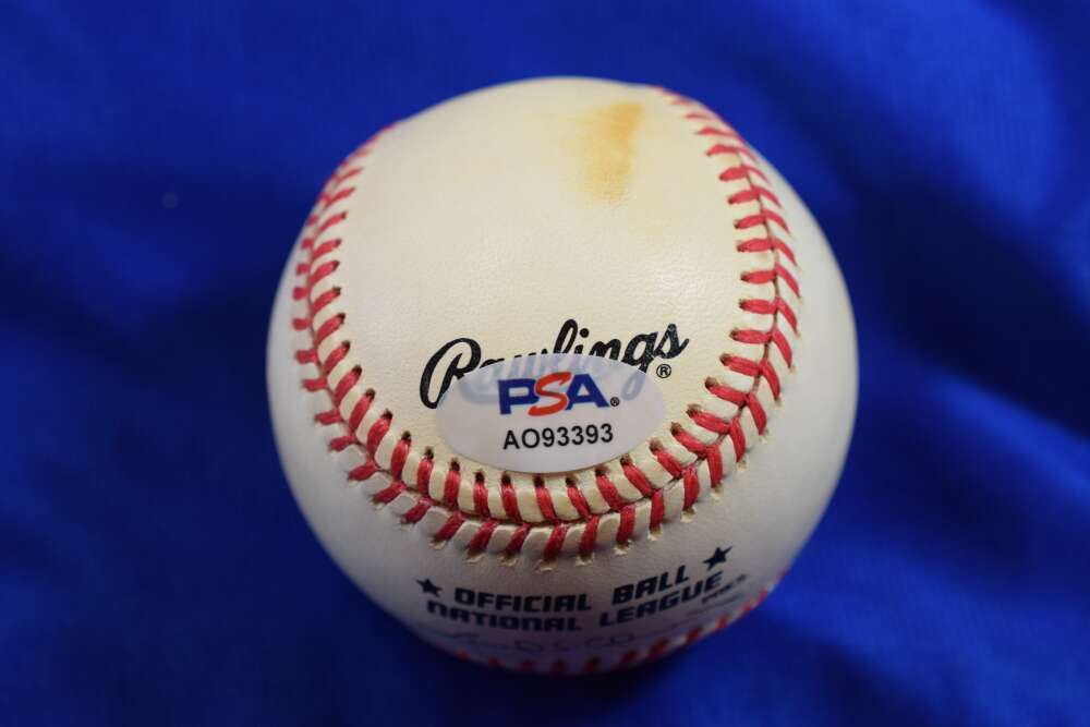Ozzie Smith PSA DNA Autograph National League Signed Baseball Cardinals